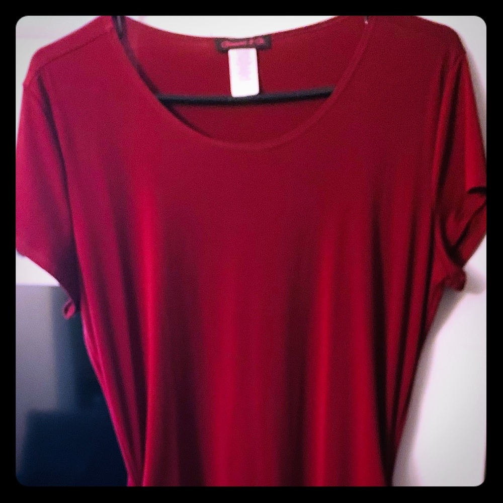 Women’s Maternity Dress by Glamour & Co. burgundy size Large NWOT